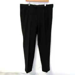 ユニクロ ヒートテックスマートスリムフィットパンツ ボトムス 大きいサイズ メンズ ｳｴｽﾄ105cmサイズ ブラック UNIQLO 【中古】