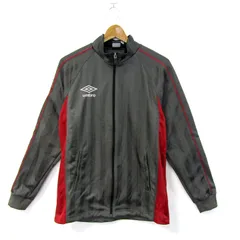 アンブロ ジャージ ジャケット アウター スポーツウエア 日本製 メンズ Lサイズ グレー×赤 UMBRO 【中古】のサムネイル