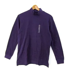 ユニクロ 長袖Ｔシャツ トップス ソフトタッチハイネックT 未使用品 メンズ Lサイズ ダークパープル UNIQLO