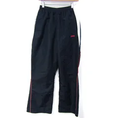 アシックス パンツ ボトムス ジャージ スポーツウエア 大きいサイズ レディース Oサイズ 紺×白×赤 asics 【中古】