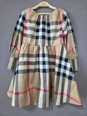 バーバリー キッズ チェック柄 女の子 ワンピース