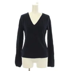 ラルフローレンスポーツ RALPH LAUREN SPORT Tシャツ カットソー M 紺 ネイビー 無地 Vネック 長袖 /LP ■GY60