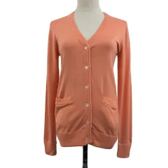 ニコルクラブ NICOLE CLUB 179/WG カーディガン ニット Vネック 刺繍 無地 長袖 FREE ピンク オレンジ