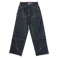 supreme コントラストステッチダブルニーペインタージーンズ - メルカリ