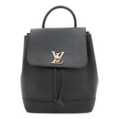 LOUIS VUITTON ルイ ヴィトン ロックミー バックパック リュックサック ターンロック カーフレザー ノワール 黒 ブラック シルバー金具 M41815