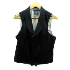 ラルフローレン RALPH LAUREN ジャケット ベスト ショールカラー ミドル丈 12 150㎝ 紺 ネイビー /HO17■GY61 男の子