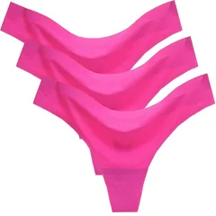 BUZZxSELECTION(バズ セレクション) Tバック 下着 無縫製 シームレス ランジェリー 3枚 まとめ セット レディース TVS03S04 (3枚セットP)