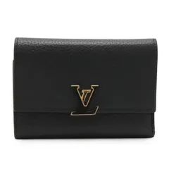 LOUIS VUITTON ルイ ヴィトン ポルトフォイユ カプシーヌ コンパクト 3つ折財布 三つ折り財布 トリヨンレザー ノワール 黒 ホットピンク M62157