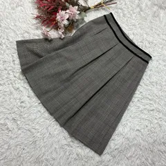 美品 en quete アンケート チェック 膝丈スカート 清楚系 【9】のサムネイル