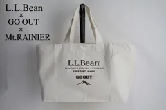 非売品 未使用 L.L.Bean GO OUT Mt.RAINIER 大型 キャンバストートバッグ エル エル ビーン キャンプ アウトドア ピクニック お花見 バック