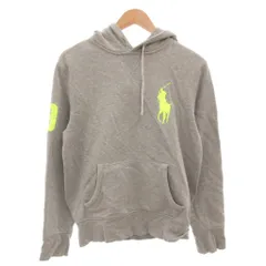 ポロ バイ ラルフローレン Polo by Ralph Lauren ジップアップパーカー フーディ ポニー刺繍 長袖 S グレー /FF ■GY61