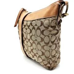 【良品】 coach y2k  signature canvas shoulderbag pochette ladies コーチ ショルダーバッグ