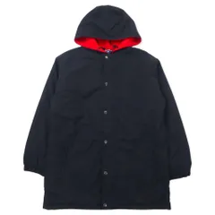 POLO SPORT RALPH LAUREN 90年代 ナイロンジャケット フーディー XL ブラック フリースライナー バックロゴプリント ドローコード