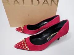 BALDANバルダン EFFE BEAMSビームス別注VELUKID1596 5cmヒール スタッズパンプス未使用品【35.5】【LFWA79990】