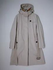BURBERRY LONDONバーバリー ロンドン 裏チェック使い フード付き シングルトレンチデザインコート【38】【LCTA80316】