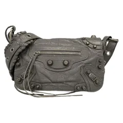 BALENCIAGA(バレンシアガ) ショルダーバッグ ルカゴールXS 719082 ダークグレー レザー