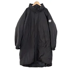  ELKEX  エルケクス　ダウンミックスコート　ロングコート　ブラック　黒　メンズ　Lサイズ【CC15】