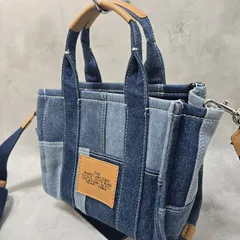 ✨【極美品・人気モデル】MARC JACOBS マークジェイコブス THE DENIM MEDIUM TOTE BAG ザ デニム トートバッグ ミディアム キャンバストート デニムトート 2WAY ショルダーバッグ レディース かわいい 人気バッグ✨