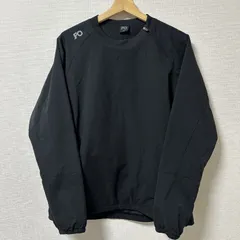 (^w^)b WORKMAN ワークマン Find-Out ジャージ ワンポイント ロゴポリエステル100% クルーネック プルオーバー 長袖 ラグランスリーブ トレーニングウェア ランニングウェア ブラック 黒 メンズ サイズ M OM11233HG