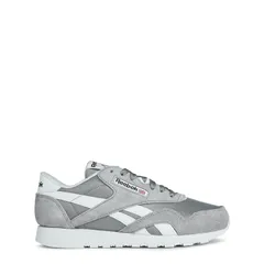 リーボック メンズ シューズ スニーカー ナイロン Reebok Classic Nylon Shoes GreyWhite ホワイト
