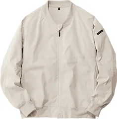 アイトス AITOZ HUMA3Dストレッチブルゾン MA-1 トップス ジャケット ストリート 立体裁断 軽撥水 部活 屋外 野外 メンズ 男性用 レディース 女性用 大人用  501225L 025 カーキ