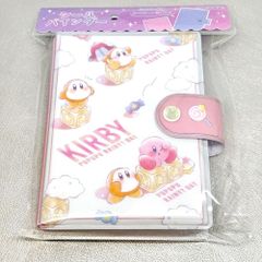 星のカービィ シールバインダー PUPUPU RAINY？DAY 可愛すぎ バインダー シール帳　即納OK リフィル付10枚付 増やせる 6穴 バインダー 可愛い 丈夫 手帳 平成女児  　kmo-306414