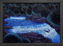 熊谷守一、夜、希少大判画集画、新品額装付 - メルカリ