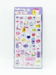 サンリオ ボンボン ドロップシール　ハローキティ② 紫