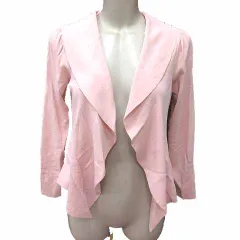 スーパービューティ SuperBeauty カーディガン ニット 前開き 長袖 40 M ピンク /YK