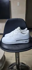 ナイキ エアフォース1 オールホワイト ブラック POINT(260)