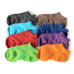 【新品】 [box408] 靴下 キッズ 男の子 女の子 スニーカー ショート丈 くるぶしソックス ヒキソロエMIXカラー 8足セット (15-19cm) 1