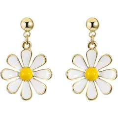 ピアス レディース 人気 イヤリング レディース 金属アレルギー対応 （雛菊の形，T06)