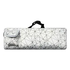 Amerbtech キーボードケース Logicool MK270 K270 K275ワイヤレスマウス キーボードセット対応 キャリングバッグ キーボード収納ケース 保護ケース 防塵 防水 ネオプレン生地 ホワイト（ケースのみ）