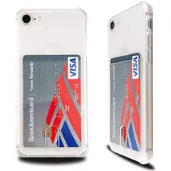 iphone Se3ケースクリア iPhone SE ケース [第2世代] iphonese2 カードケース iphone7ケース カード 薄型 iphone7ケース クリア シリコン tpu 耐衝撃 指紋防止 落下防止 傷防止 軽量 Qi急速充電対応アイフォ