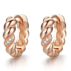 DAZZARRYフープピアス レディース 人気 シルバー 925 リングピアス 両耳用 金属アレルギー対応 アクセサリー プレゼント