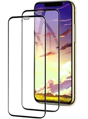 【2枚セット】適用 iPhone11 Pro Max/適用 iPhone XS Max ガラスフィルム 強化ガラスフィルム フィルム 日本素材製 画面保護 ガラスカバー 極薄0.33mm 高透過率 耐指紋 撥油性 2.5D ラウンドエッジ加工 硬度9H/高透過