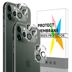 対応 iPhone 11 Pro /iPhone 11 Pro Max カメラカバー レンズフィルム apple iPhone11 Pro【 3枚入り 】seninhi 旭硝子材質 iPhone 11 Pro Max カメラフィルム 強化ガラス 保護カバー 高