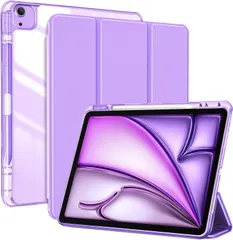 ProCase iPad Air 13 ケース M4 2026 / M3 2025 / M2 2024 ペン収納 iPad Pro 12.9 6世代/5世代/4世代/3世代通用 スマートカバー Pencil Pro/USB-C対応 耐衝撃 自動ウェイク/スリー