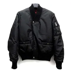 未使用品 ルイヴィトン LOUIS VUITTON ニゴ NIGO コラボ 2025AW フライトジャケット クロップド MA-1 ブルゾン ダミエ 1AIMRV ブラック 黒 48 RM252M WAF HTB70Eのサムネイル