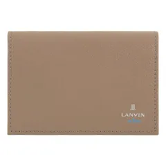 新品 [ランバンオンブルー] 名刺入れ カードケース カード入れ ささマチ カード収納 カジュアル くすみカラー 524601 デクスター 牛革 本革 レザー 【65】 トープ