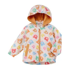 新品 [ミキハウス ホットビスケッツ] ウインドブレーカー 男の子 女の子 ベビー キッズ 子供服 マルチカラー 90cm 70-3701-145