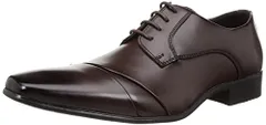 新品 [エムエムワン] メンズ レースアップビジネスシューズ MPT125-21 ダークブラウン 42(26.0cm)