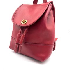 COACH オールドコーチ 4152 ミニリュック レッド USA製 90s - メルカリ