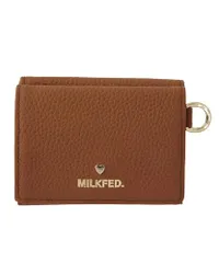 新品 トリフォードレザーウォレット TRI FOLD LEATHER WALLET 103244054009 BROWN ONE SIZE