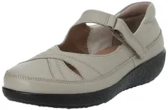 新品 [アキレスソルボ] スニーカー ウォーキングシューズ 本革 衝撃吸収 歩きやすい ストラップ 3E ASC 3440 ウォームグレー 22.0 cm 3E