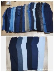 130-170 キッズ デニム + レギンス + トレーニングウェア 計26点