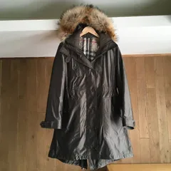 美品 BURBERRY LONDON バーバリーロンドン ファーライナー付き　チェック　コート40のサムネイル