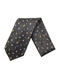 ブルガリ ネクタイ シルク100% メンズ BVLGARI