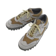 【中古】リプロダクション オブ ファウンド REPRODUCTION OF FOUND BRITISH MILITARY TRAINER ヌバックナイロン スニーカー グレーxカーキ【サイズ43】【メンズ】