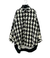 マディソンブルー ジャケット 長袖 ビッグシルエット チェック柄 ツイード生地 パールボタン BIG CPO CHECK TWEED MB221-1012 レディース SIZE 00 (XS) MADISON BLUEのサムネイル